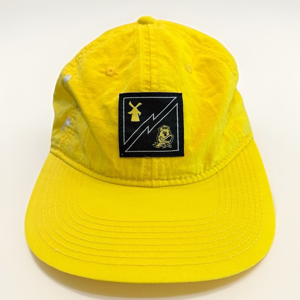 Dutch Bros Unisex Yellow Oregon Ducks Coffee Adjustable Strapback Hat Cap